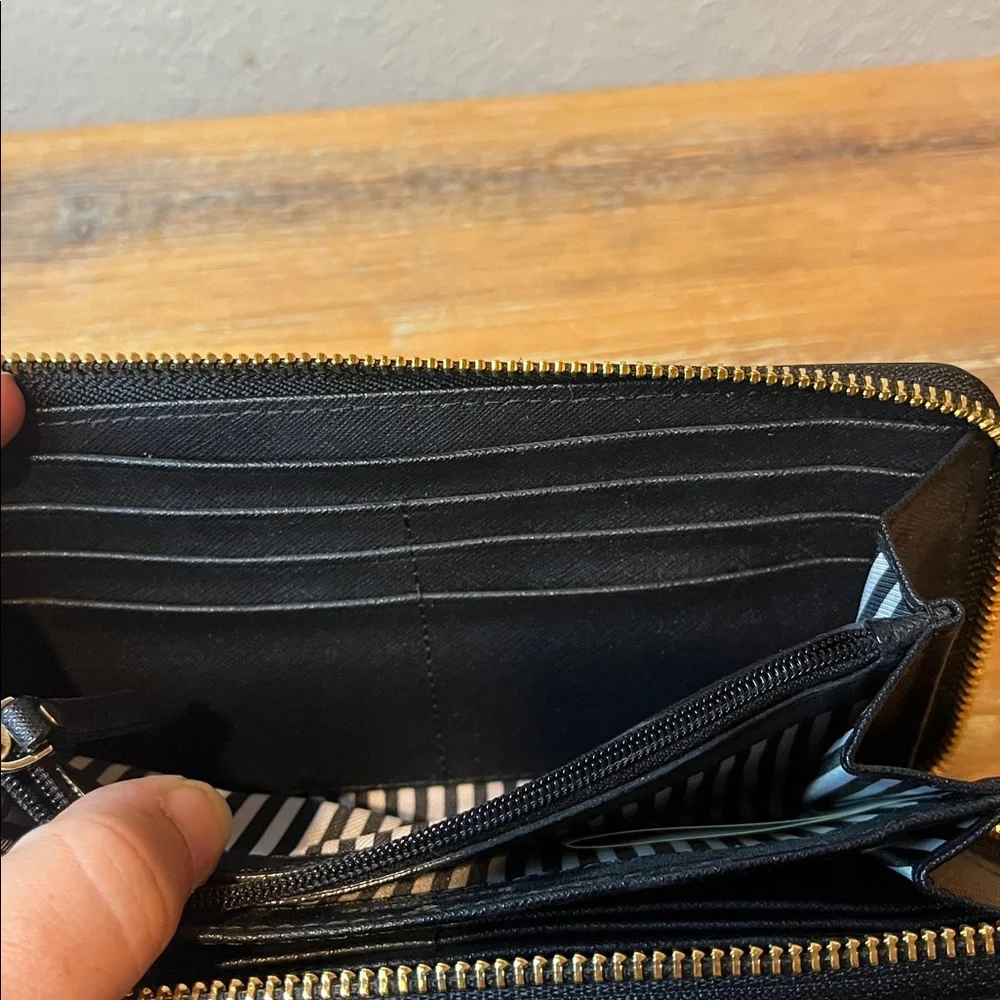 Kate Spade New York Cameron Street Perforated Stacy Zip Around Wallet - Picture 9 of 10